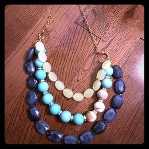 Chunky bead statement necklace